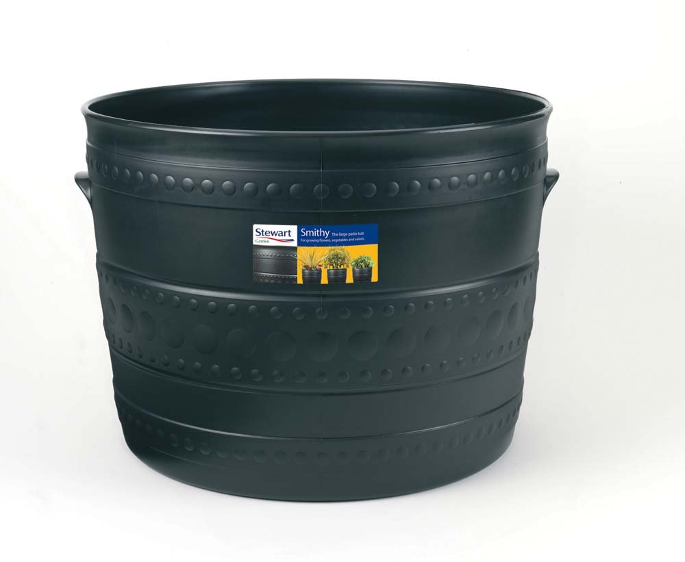 Stewart 2558036 Patio Tub, 35 cm - Black