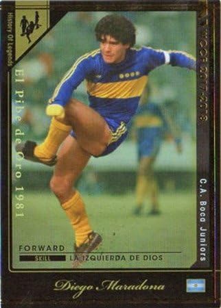 Amazon Co Jp シングルカード 17 18 ディエゴ マラドーナ ボカ ジュニアーズ Hole Hole おもちゃ
