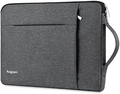 Kogzzen 11-12 Inch Laptop Sleeve Tablet Case for MacBook Air 11.6 inch/MacBook 12 inch/Surface Pro 2017/4/3, Waterproof Protective Notebook Bag, Chromebook Dell Samsung HP Acer Asus - Gray