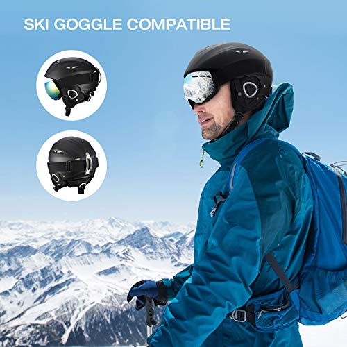 OMORC Ski Helmet,ASTM Certified Safety Ski Helmet for Men,Women&Youth