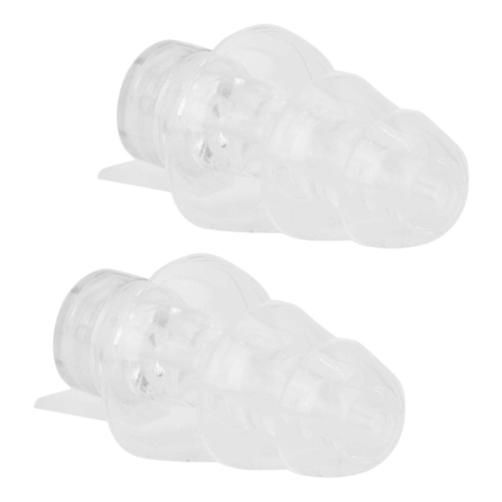 Cuifati Silicone Ear Plugs, Effectively filter noise, Noise Cancelling Comfortable Ear Plug, for DJ, bars, nightclubs, parties, rock drums, concerts(Transparent)
