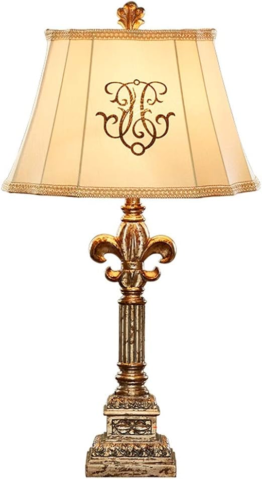 Nightstand Lamp Desk Lamps Table Lamps European Luxury Resin Living Room Table Lamp Bedroom Bedside Table Lamp Desk Table Lamp Zhaoyongli Color Brass Amazon Co Uk Lighting