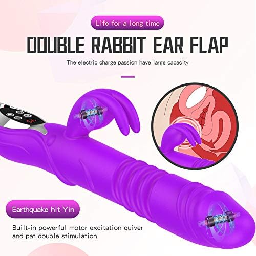 Multispeed Víbr?tior G Spotter Jelly Rabbit Víbr?tiors Huge Female M?sturbation Erotic S?xxv-Toys Adúlt S?xxv-Toys for Women,Purple