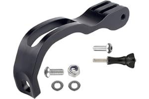 Shockproof Aluminum Bike Fork Mount Extension Bracket Adjustable for Wide-Angle Action Camera Compacts