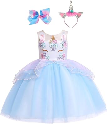 unicorn dresses for 10 year olds