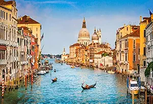 Baocicco 7x5ft Venice Town Backdrop Historical Culture Scenery Photography Background Italy Watery City Rivers Blue Sky Children Kids Adults Portraits Backdrops Photo Studio Props