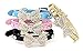 Lillypet(TM Bling Rhinestone Pet Cat Dog Bow Tie Collar Necklace Jewelry for Small or Medium Dogs Cats Pets Female Puppies Chihuahua Yorkie Girl Costume Outfits, Light and Adjustble Buckle Golden S