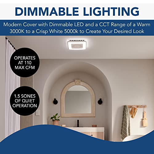 Broan-NuTone VC110CCT Sensonic Alexa Voice Controlled Smart Exhaust Fan ...