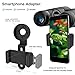 RegeMoudal 12x42 HD Binoculars for Adults, Waterproof Compact Binoculars with Clear Weak Light Vision, Suitable for Bird Watching Hunting Traveling - Prism Bak4 FMC Lens with Smartphone Adapter