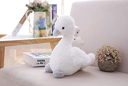 Amazon Co Jp かわいい小さな白い白鳥ぬいぐるみぬいぐるみスワン鳥赤ちゃん子供慰めるソフト1ピース グレー Cm Toys