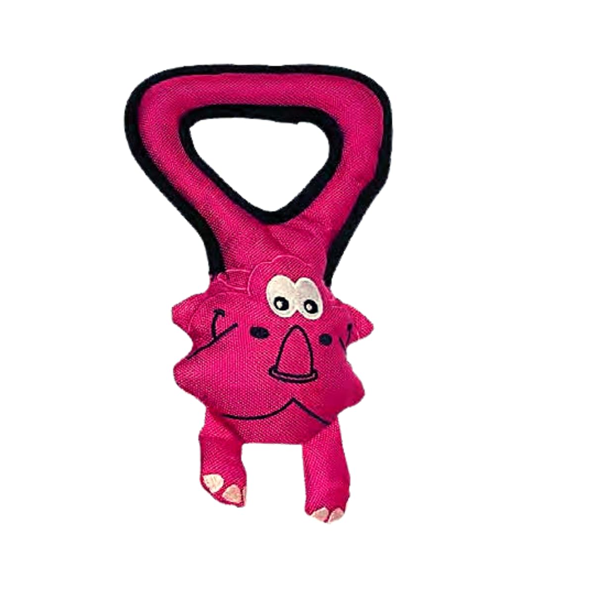 Billipets Floating Dog toy. 30cm Nylon Dog Toy. Durable nylon for water war! Interactive game of tug and fetch! (Pink Goat)