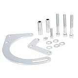 Walmeck SBC Chrome Low Mount Alternator Bracket SWP