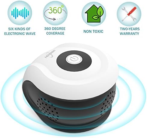 Ultrasonic Pest Repeller Home Mouse Repellent Control Indoor Upgraded 6 Kinds of Electronic Wave Unique Design 360 Degree Coverage Selectable Speaker Mode for Much Effect on Driving Out Mice , Insects