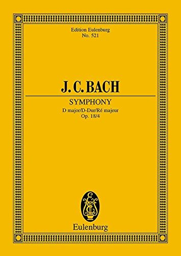 SINFONIA/SYMPHONY(EINSTEIN) OPUS 18/4 D MAJOR (Edition Eulenburg)
