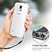 Ringke Fusion Compatible with Galaxy Note 4 Case [Dust Cap & Drop Protection] Premium Clear Back Shock Absorption Bumper Hard Case with HD Screen Film for Samsung Galaxy Note 4 - Clear