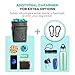 Dog Treat Pouch with Waste Bags Dispenser, TaoTronics Dog Training Pouch with Waist Belt or Over the Shoulder Strap, Carries Treats, Toys, Keys etc. (2 x Carabiner Clips, 1 Roll of Dog Poop Bags)
