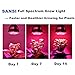LED Plant Grow Lights, SANSI Red Light 15W Full Spectrum E26 LED Grow Lights Bulb for Indoor Plants, Grow Bulbs for Vegetable, Seedling, Hydroponics and Greenhouse