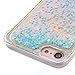 DAMONDY iPhone 7 Case,iPhone 7 Glitter Case,3D Cute Bling Liquid Glitter Floating Quicksand Diamond Water Flowing Ultra Clear Soft TPU Case for iPhone 7 4.7 ONLY -Sliver Blue Star