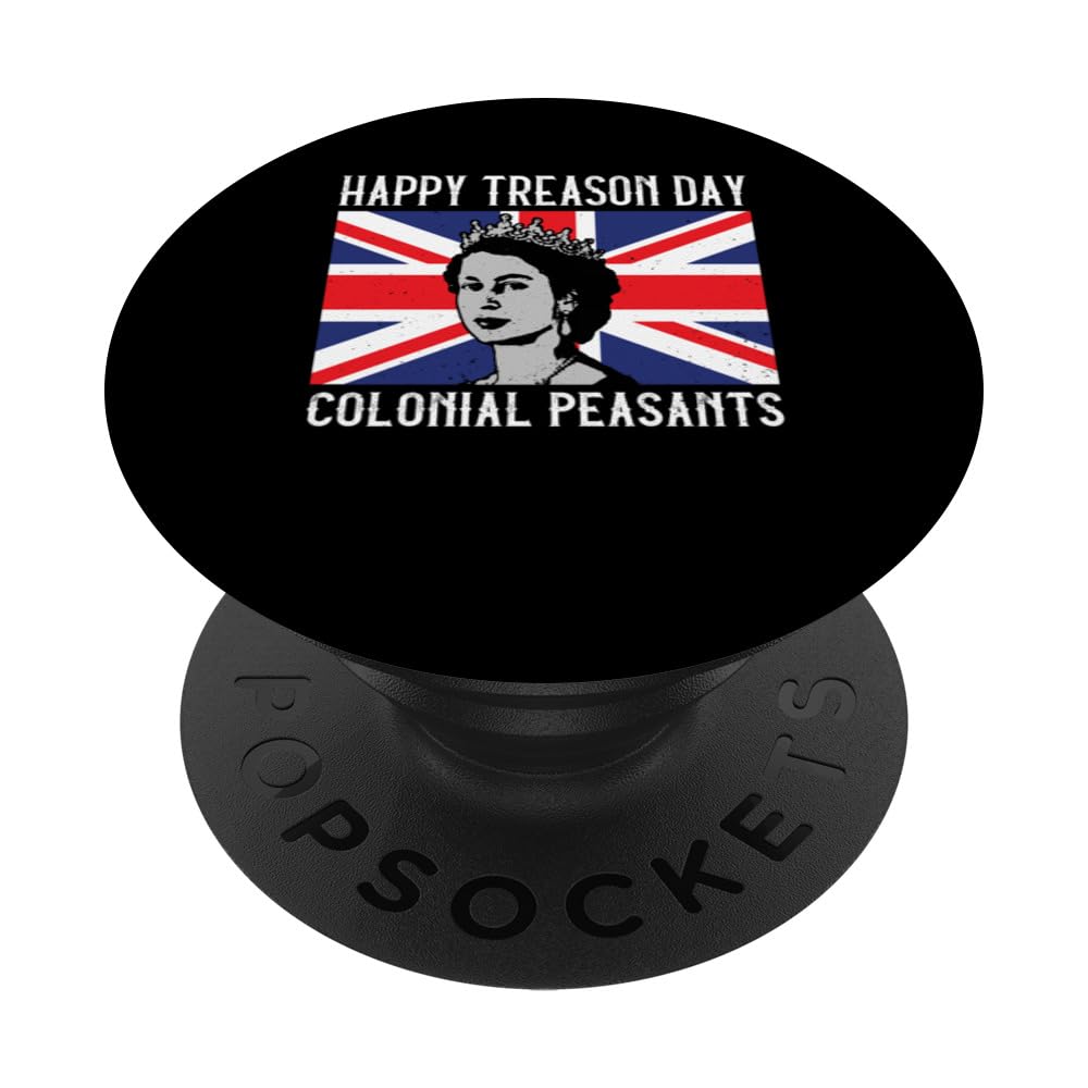 Happy Treason Day British 4th of July PopSockets Swappable PopGrip