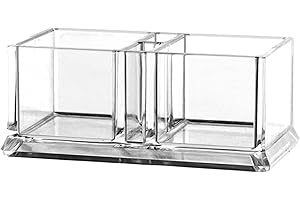 Generic Acrylic Sugar Packet Holder Tea Bag Bowl Tissue Sugar Packets Caddy Display Storage Container Business Cards Holder f