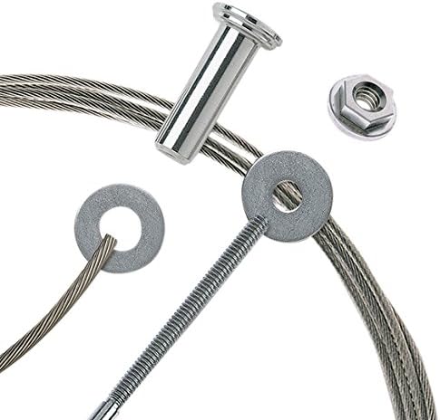 Feeney CR-6360 Cablerail Assemblies for Wood with 7 1/2" Terminal, 1/8", 60' (Pack of 1)