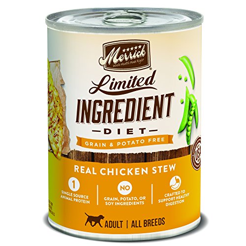 Merrick Grain Free Limited Ingredient Diet Wet Dog Food, 12.7 oz, 12