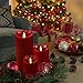 Luminara LED Flameless Candle, Flameless Real Wax Moving Wick LED Candle for Home, Party, Halloween, Wedding Decor with Timer Control Cinnamon Scent 3.5