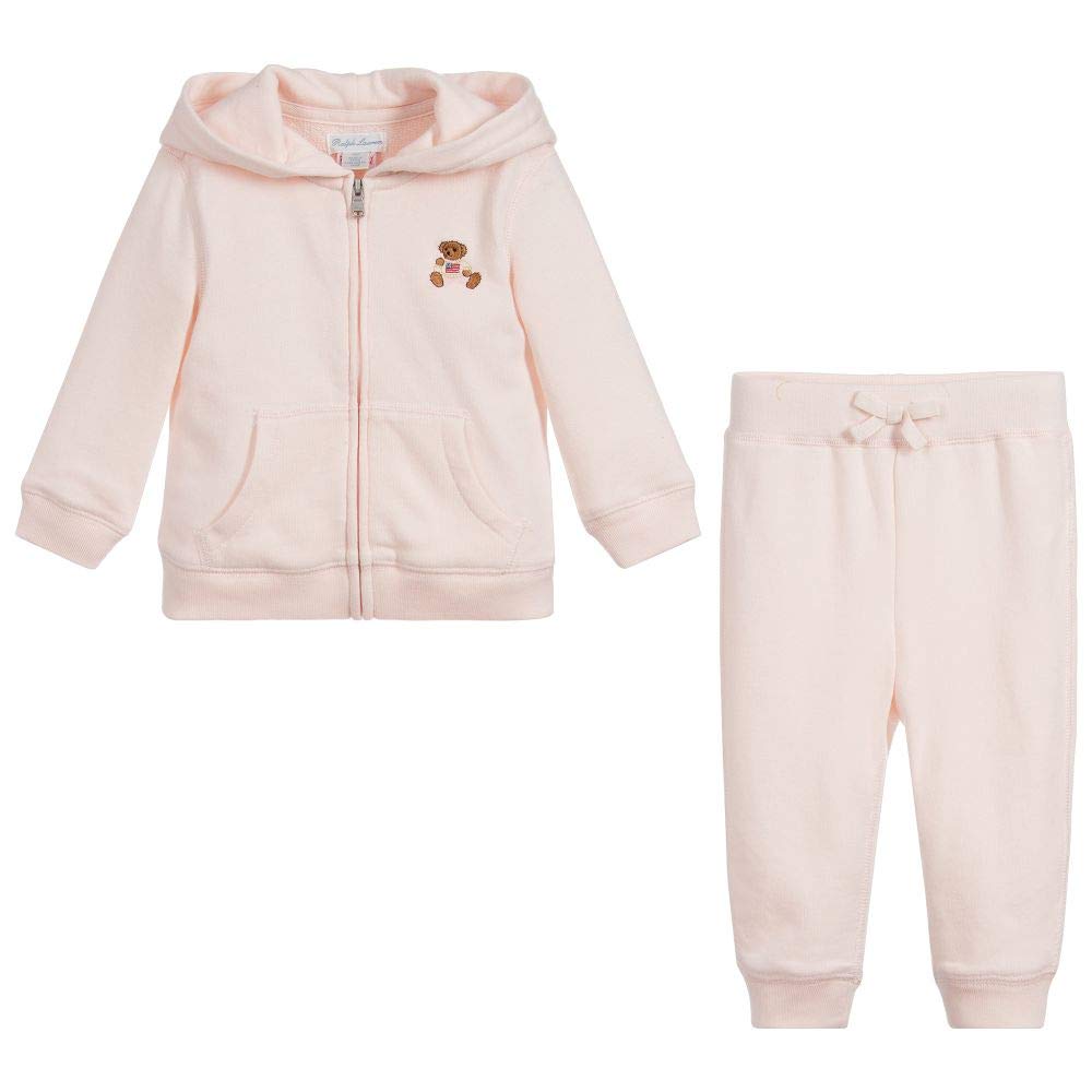 baby girl polo sweat suit