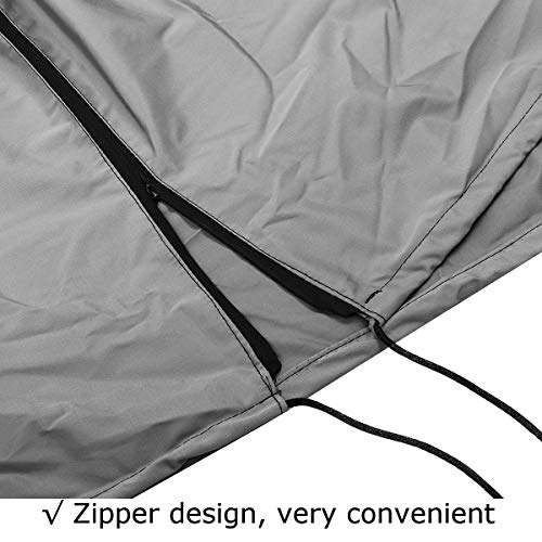 Essort Patio Heater Cover, Outdoor Waterproof Dustproof Heater Cover for Garden Heater 38'' X 86.6'' Grey