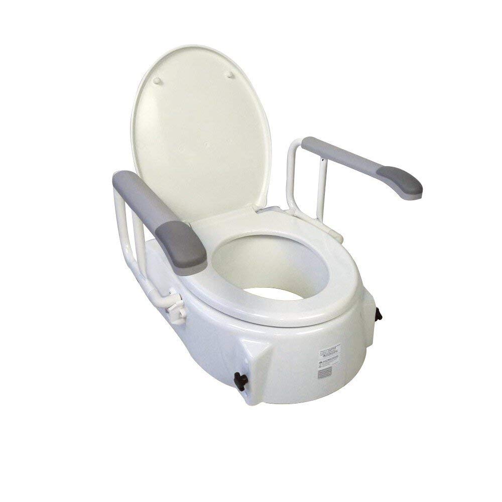 elevador wc mobiclinic muralla elevador wc con reposabrazos abatibles