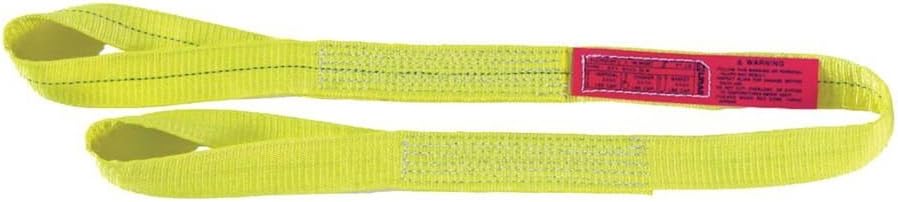 Lift All Web Sling, Type 4, Polyester, 1inW, 4 ft.L,Yellow