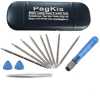 PagKis Screwdriver Tool Kit for Opening and Repairing Mobiles, PDA, Laptop with Openers and Tweezer