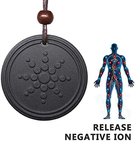 Aphaca 7 Chakra Crystal Stone Healing Bracelet - Copper Magnetic Therapy Bracelet - Anti EMF Radiation Protection Pendant Necklace for Men & Women
