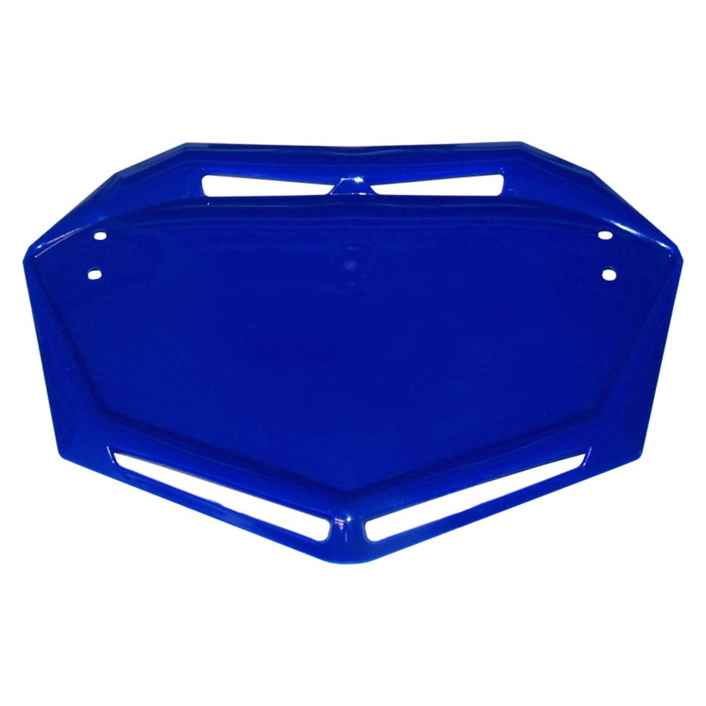 cyclingcolors BMX TRIAL NUMBER PLATE RACING RACE LARGE VINTAGE AERO BIKE BOARD MOTOCROSS MX (Blue)