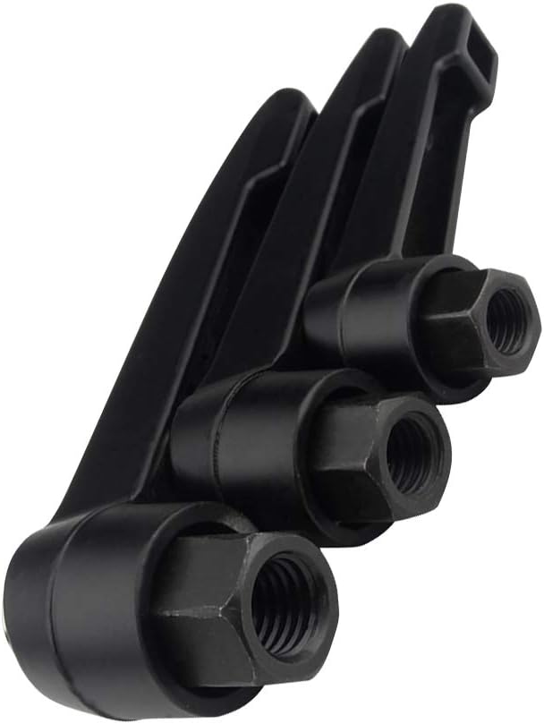 Gtagain Fixing Clamping Lever Handle Knobs - M6 M8 M10 M12 Fixing Handle Machine Knobs Adjustable L-Shaped Handle Screw Male or Female Thread