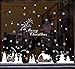 Tuscom Christmas Shop Window Decoration Wall Stickers Christmas Snowflakes Town( 6090cm)