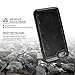 iPhone 7 Case, iVAPO iPhone 7 Cover [Elegance Series] iPhone Leather Cover Case with PC Bumper for iPhone 7[Black] 4.7 inch Phone Case