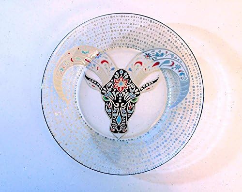 Dinnerware, Plates, Dishes, Southwestern, Big Horn Sheep, Animals, Sugar Skull, Country, Hand Painted