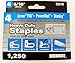 Surebonder 55516 Heavy Duty 5/16-Inch Length Staples, Arrow T50 Type, 1250 Count