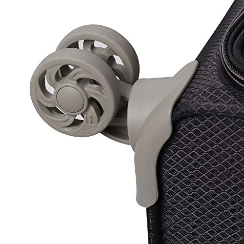 IT Luggage 22" World's Lightest 8 Wheel Spinner, Magnet With Cobblestone Trim