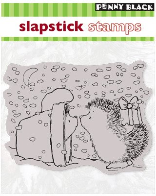 Here Comes Christmas - Slapstick Cling Rubber Stamps