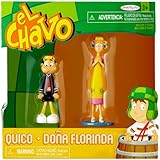 El Chavo, Figure 2-Pack, Quico & Dona Florinda, 2.75 Inches