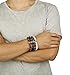 LOLIAS 4 Pcs Lava Rock Bead Bracelet for Men Leopard Lion Bracelet Set Adjustable 8MM Beads，Y
