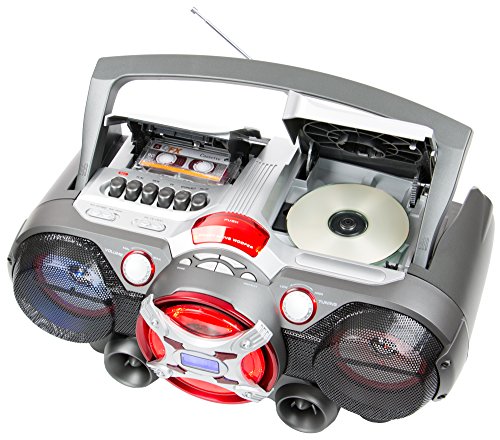 QFX-J-50U-Portable-Jumbo-Bluetooth-Boombox-Radio-with-MP3CD-Player-and-Cassette-Recorder