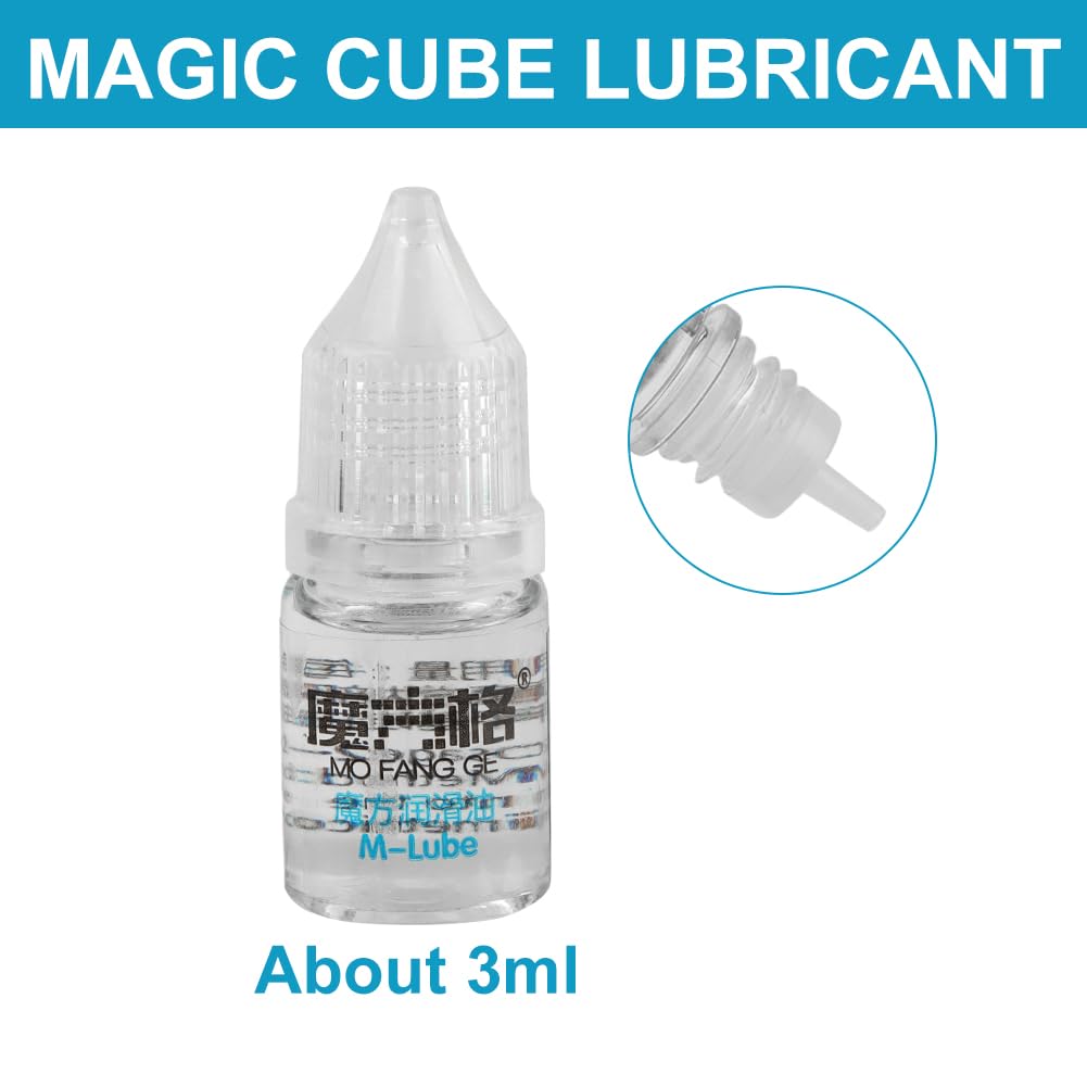 Speed Cube Lube,3ml Silicone Oil Lube for Magic Cube,Lubrication for Speed Cubing,for Improve Magic Cube Speed,Lubricating Speed Cube Oil Magic Cube Accessories,1Pc