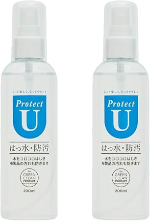 Amazon Co Jp 染めq Protect U はっ水 防汚 0ml 2本セット スプレー 汚れ防止 水はじき 水性 無臭 安全 子供用品 介護用品 作業着 カーペット 布製の靴 他 ドラッグストア