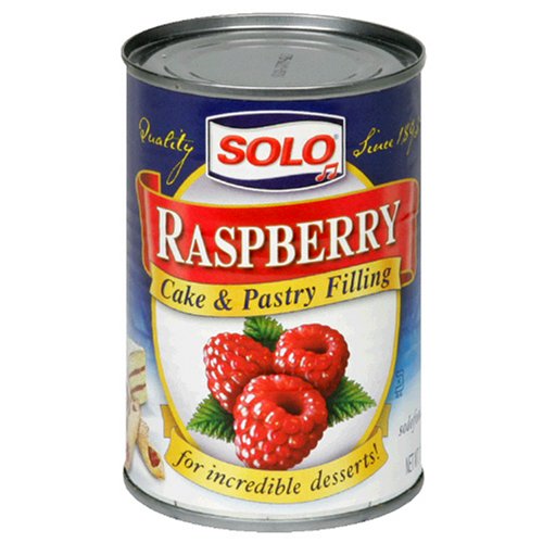 SOLOFilling, Raspberry, 12-Ounce Unit (Pack of 12)