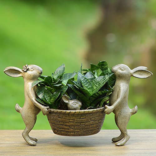 Rabbit Family Planter Holder - Image 3