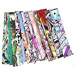 12 Set Mixed Designs Satin Head Hair Handbag Handle Highlights Scarf Tie Bundle 12 Set Mixed Designs Satin Head Hair Handbag Handle Highlights Scarf Tie Bundle
