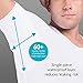 Ejis Sweatproof Undershirts for Men V Neck Cotton with Odor Fighting Silver (XX-Large, White)